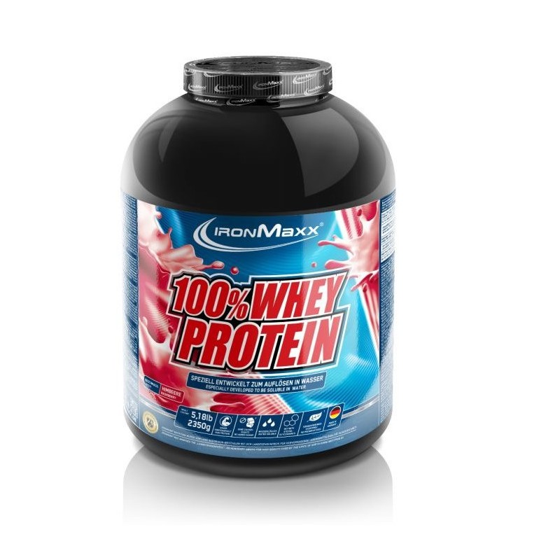 IRONMAXX 100% Whey Протеин - малина 2,350g | Најголема онлајн ...