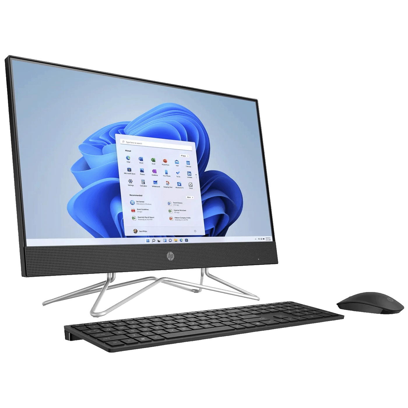 HP Desktop AiO 24-df1001nw 84B18EA, 23.8", 1920x1080, 8GB/512GB, Intel i5-1135G7, DDR4, Crni | Ananas