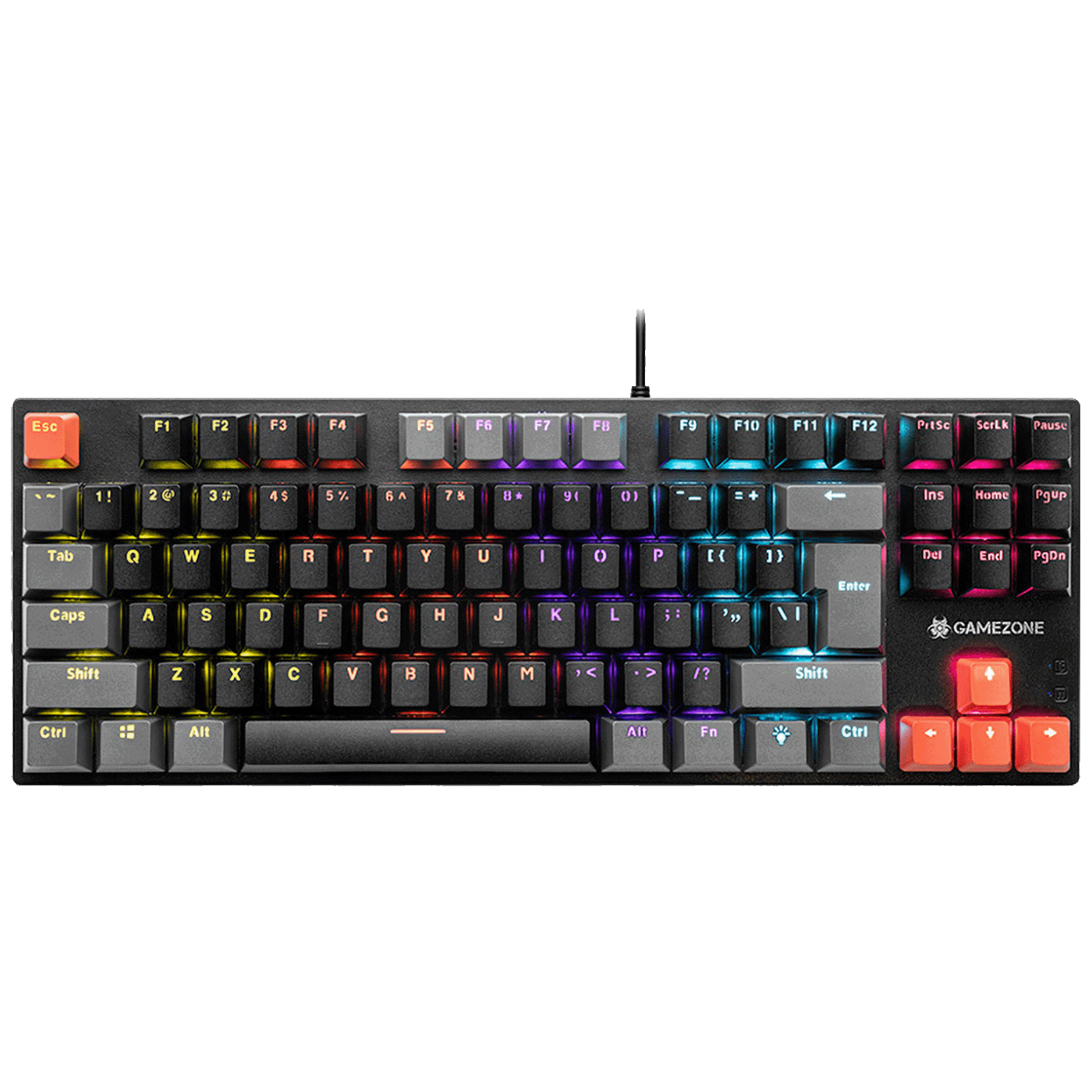 TRACER Gaming tastatura sa LED osvjetljenjem GAMEZONE Blade 87, Mehanička, Crna