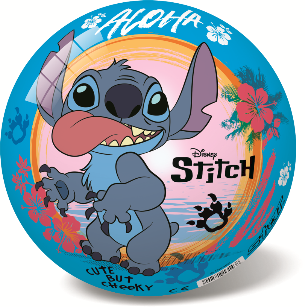 PVC Lopta Stitch 12-3244, 14cm, Šarena