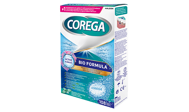 Corega Tablete za čišćenje zubnih proteza Bio Formula, 108 Komada
