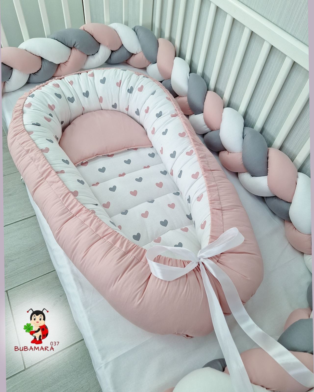 Bubamara037 Gnezdo za bebe, Roze