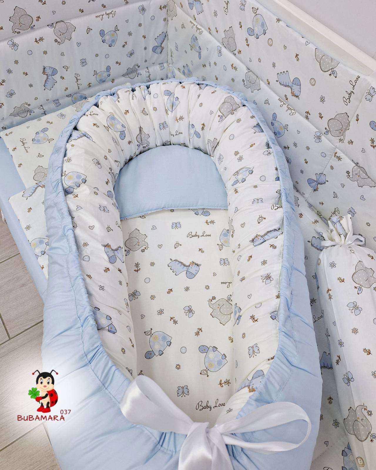 Bubamara037 Gnezdo za bebe, Plavo