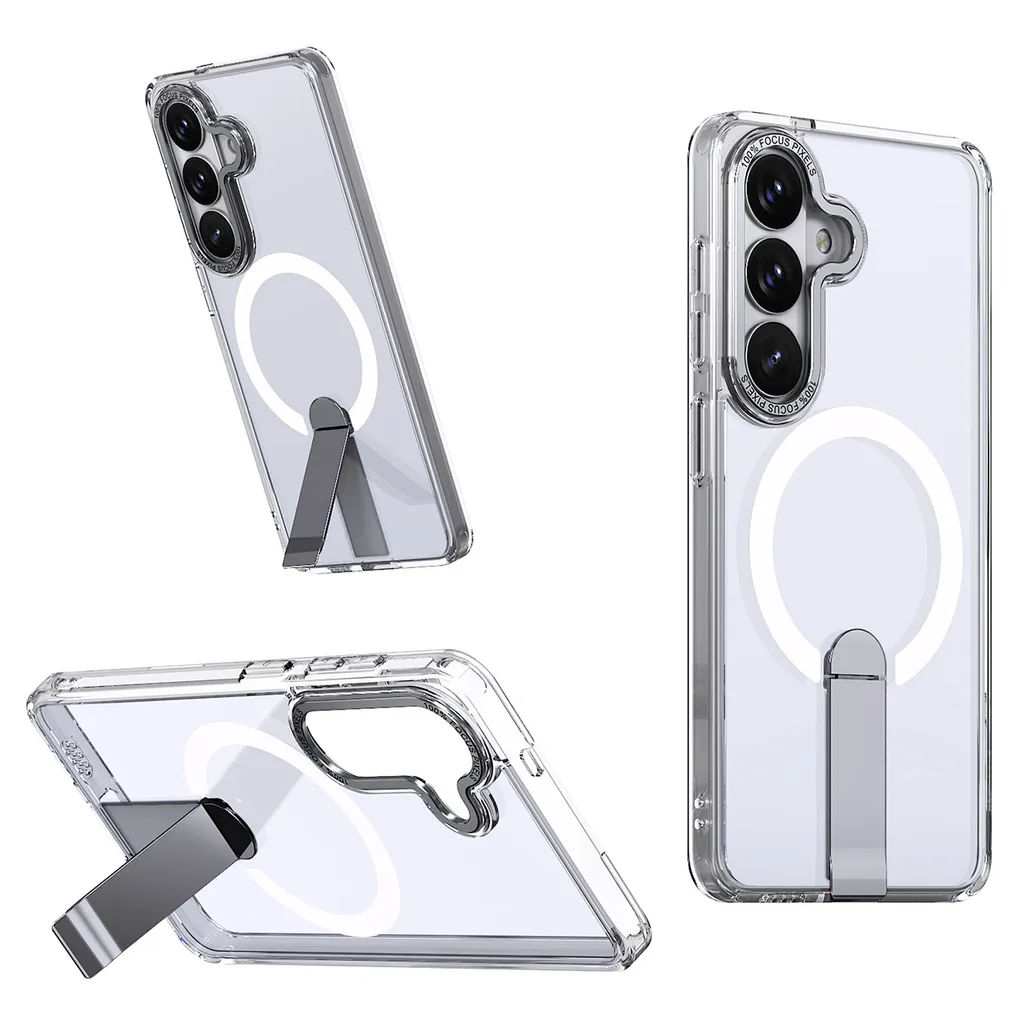 Hybrid Armor X Magsafe maska za Samsung Galaxy S26 sa stalkom - Transparent