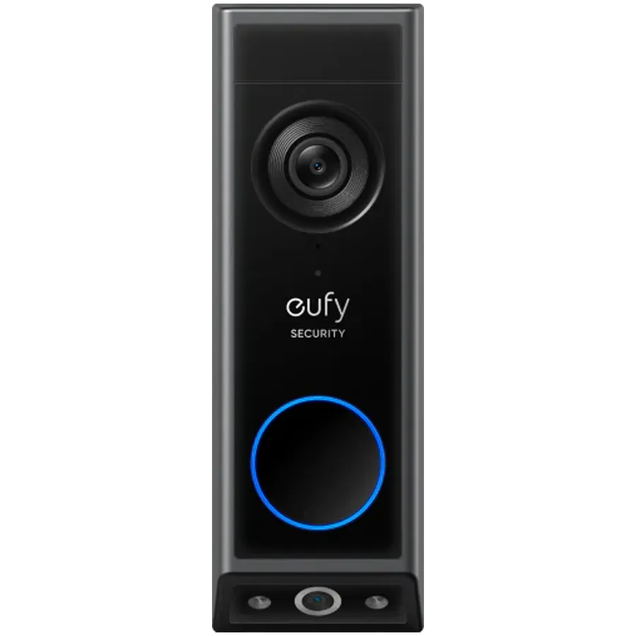 Anker, eufy Video Doorbell E340 With Chime Black, 2 Cameras, 2K, FHD