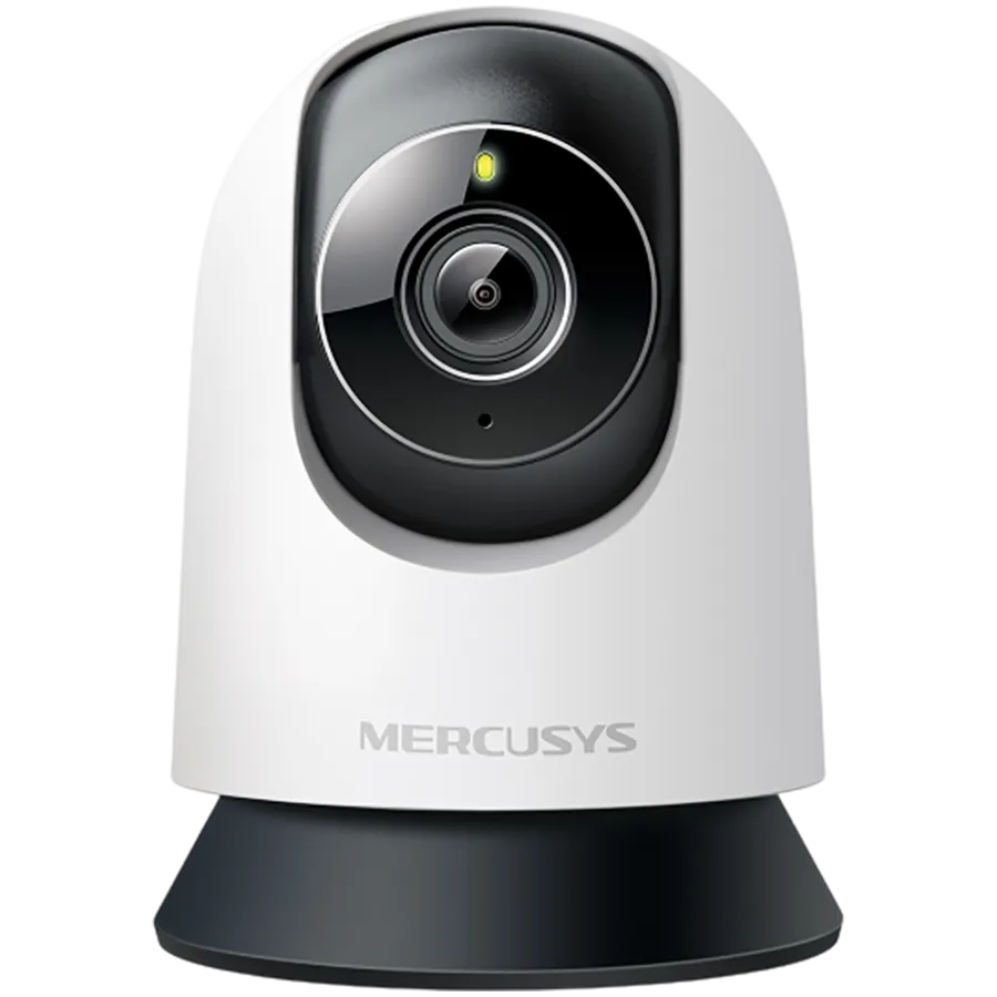 Mercusys MC230 Pan/Tilt AI Home Security Wi-Fi Camera, 3K Resolution (2880x1620), Pan and Tilt, Built-in Microphone and Speaker, 850nm IR LED and Color Night Vision, 2.4 GHz Wi-Fi, MERCUSYS A