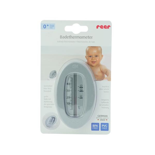 Reer termometar za vodu za bebe Oval - Grey