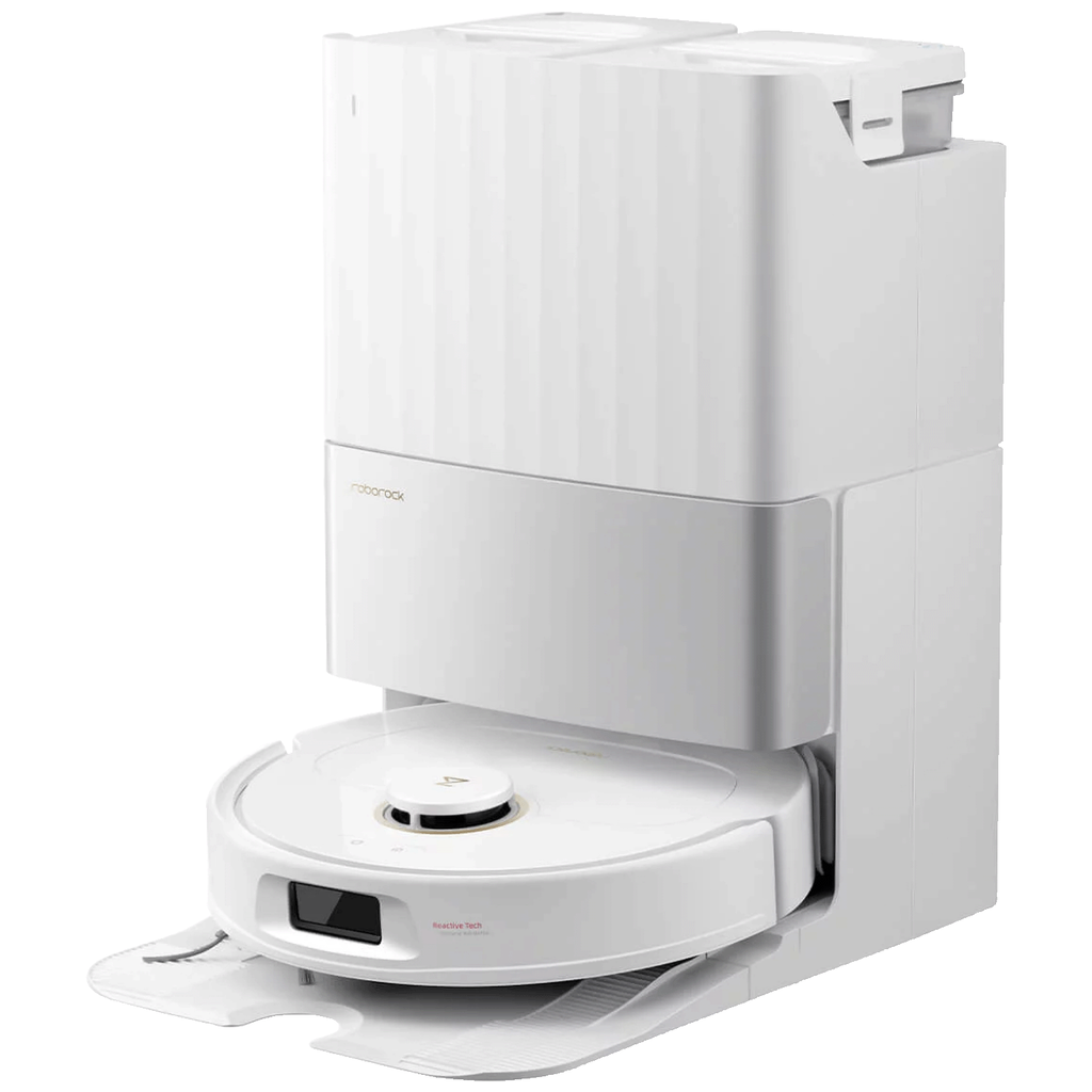 Roborock Robot usisavač sa stanicom za pražnjenje Qrevo 5AE, 5200mAh, 12000 Pa, Bijeli