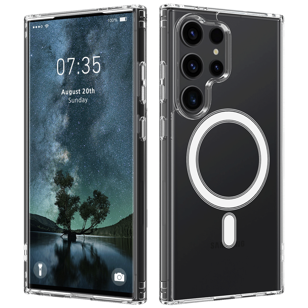 NN-Su Maska za mobilni telefon Samsung S25 Ultra, MagSafe, Providna