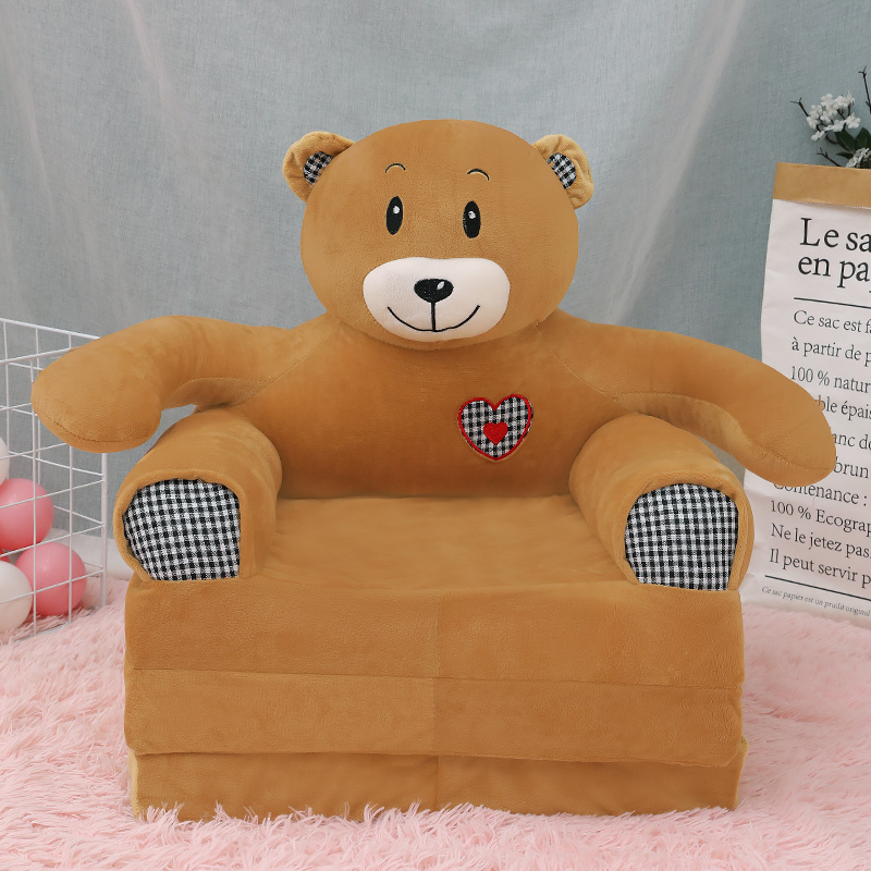 Baby Line Foteljica za decu Meda B69, Braon