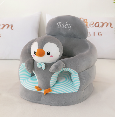 Baby Line Foteljica za bebe Pingvin A12, Siva