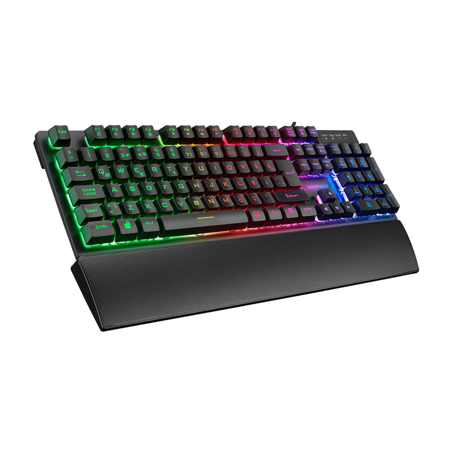 Rampage tastatura gaming KB-RX77 RUNNER USB, Rainbow, US Layout