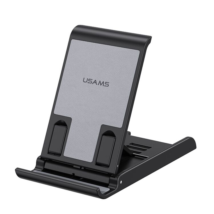 USAMS US-ZJ073 Folding Desktop Stand For Phones/Tablets white