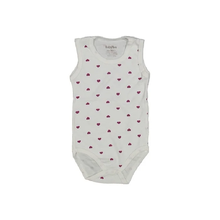 Bodi za bebe Srca 238531, Beli