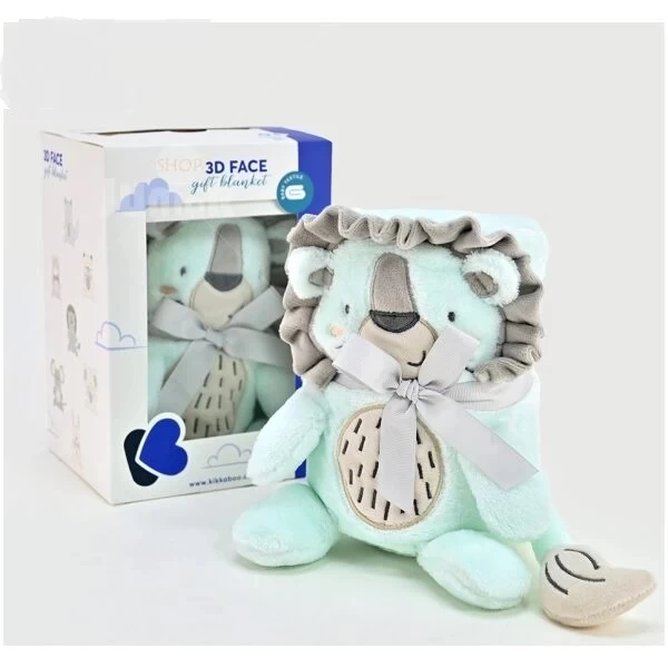 Ćebe za bebe sa 3D vezom Jungle King KKB50106, Zeleno