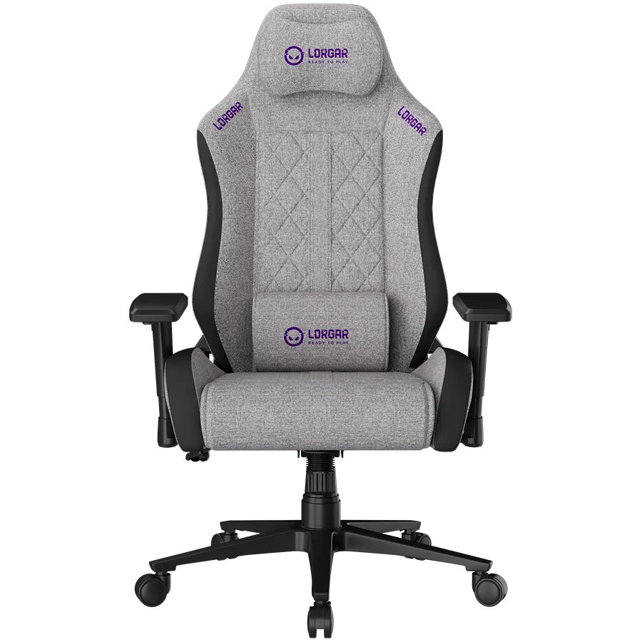 LORGAR CHA41 Gaming stolica, Ergonomic Gaming Chair Advanced, premium anti-stain fabric, Black/purple