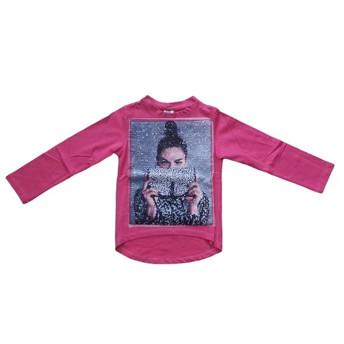 Majica dugih rukava za bebe, Roze