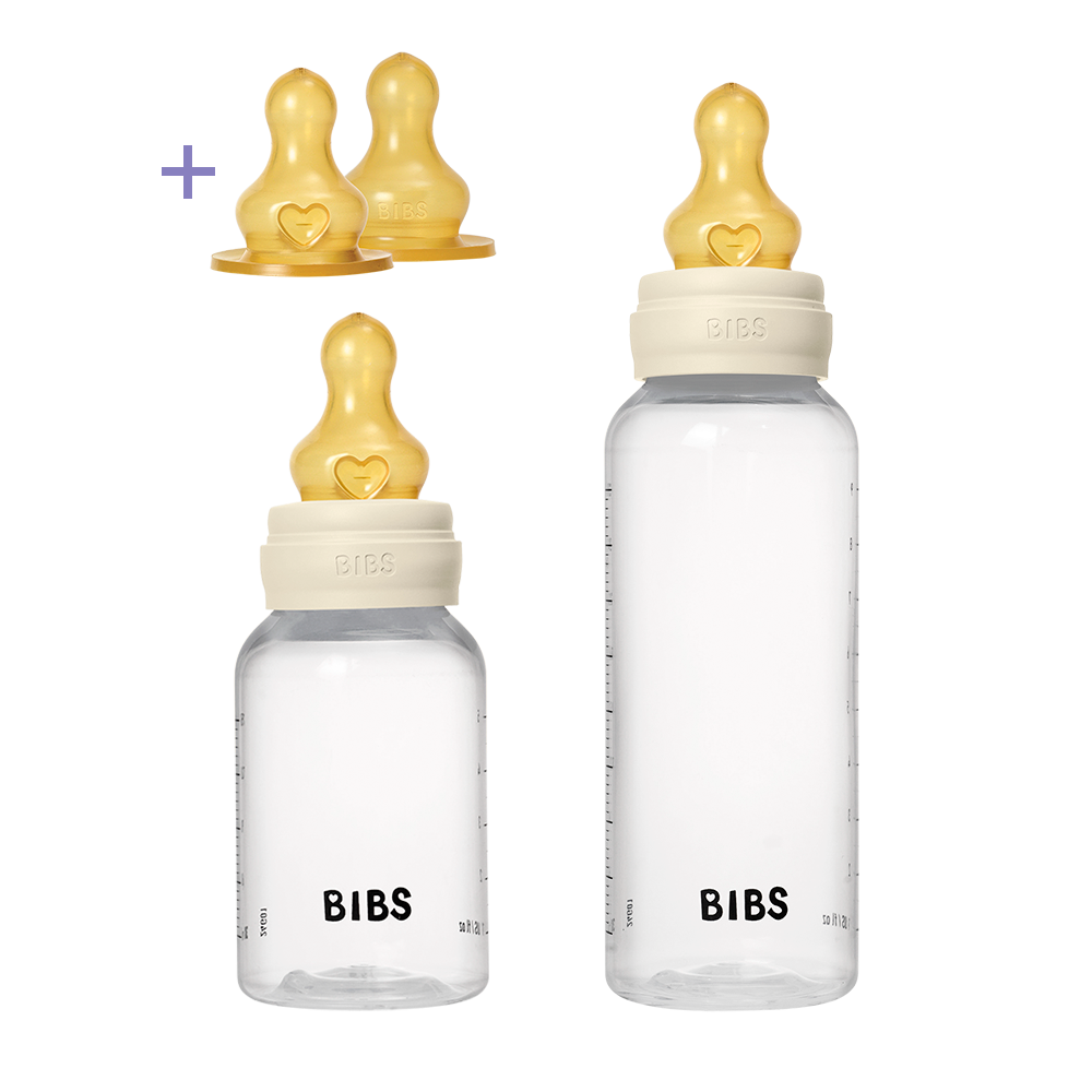 Bibs Set od 2 flašice i 2 cucle, 150ml i 270ml, Bež
