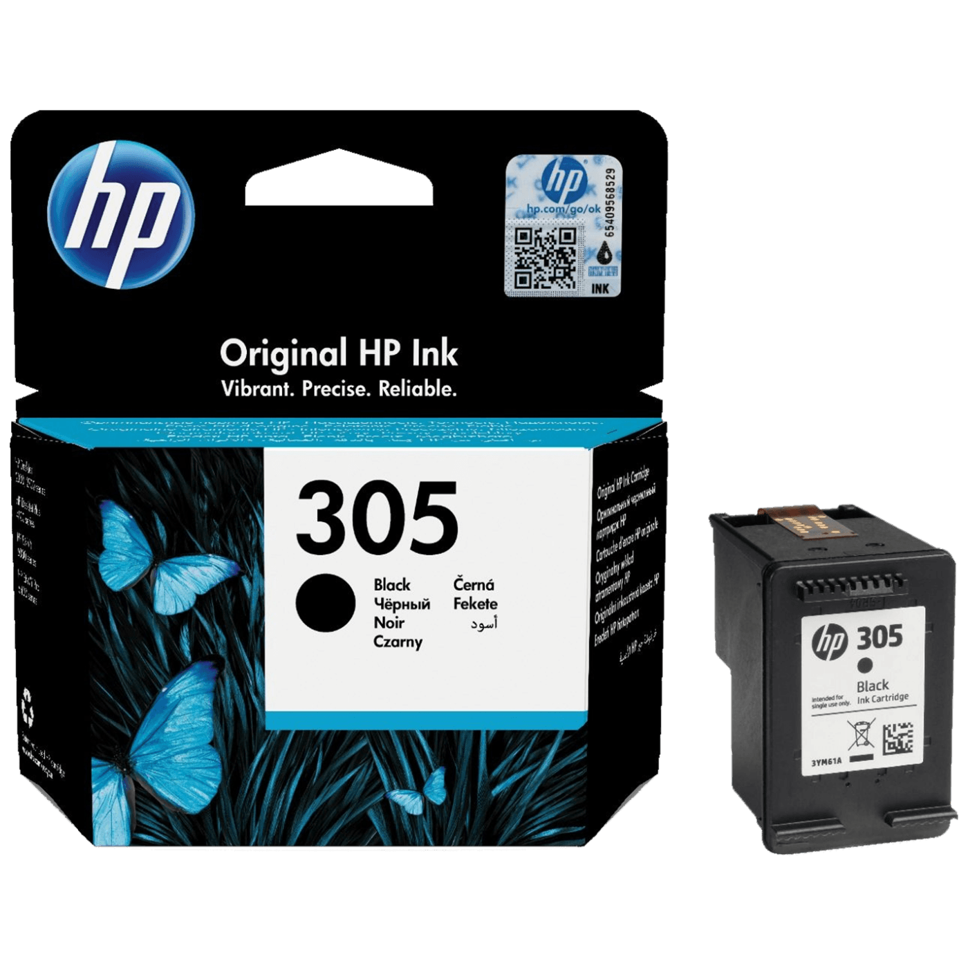 HP, Tinta 305 (3YM61AE), crna, 3YM61AE | Ananas