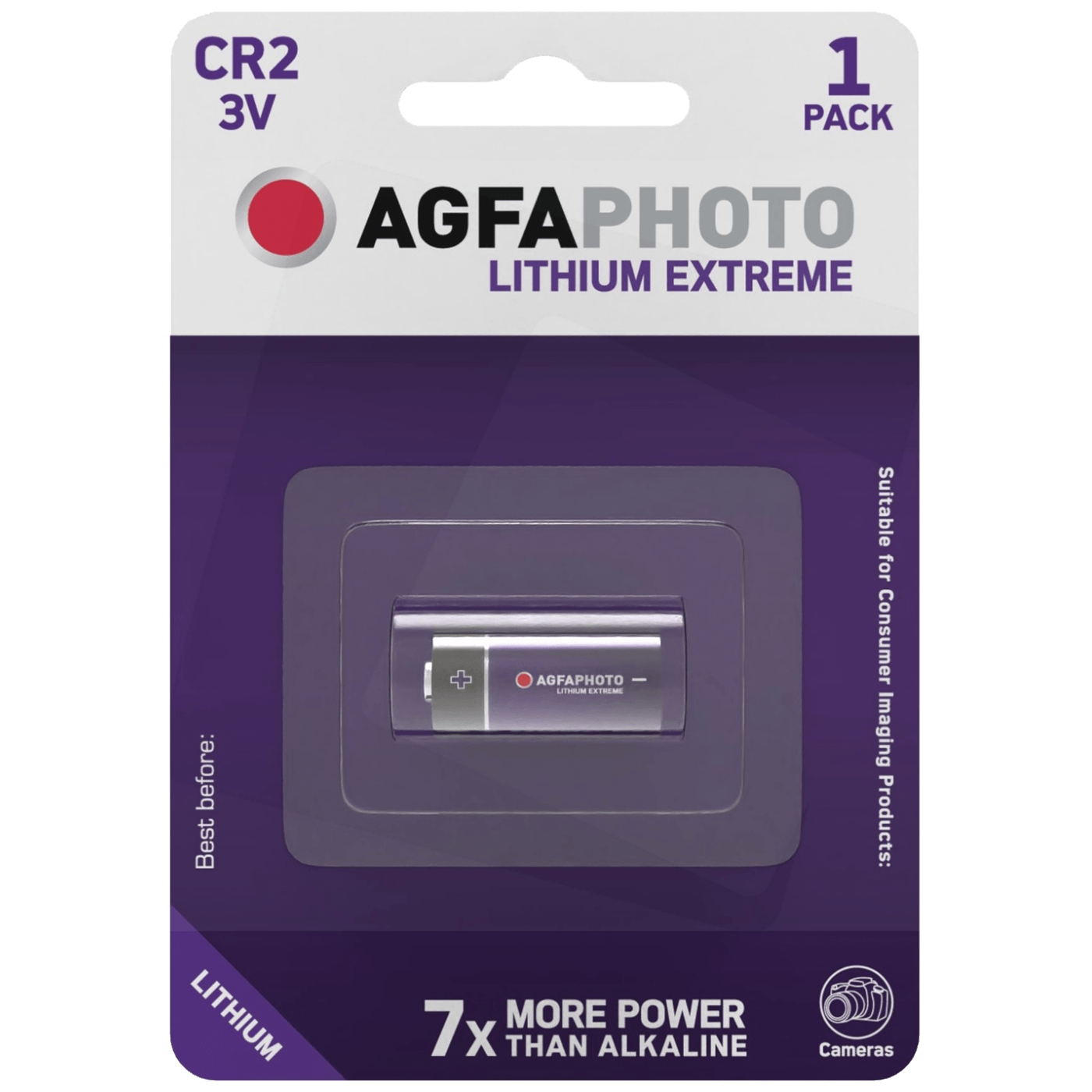 Agfa, Baterija Litijska CR2, 3V, Blister Pak. 1 Komad, AF CR2