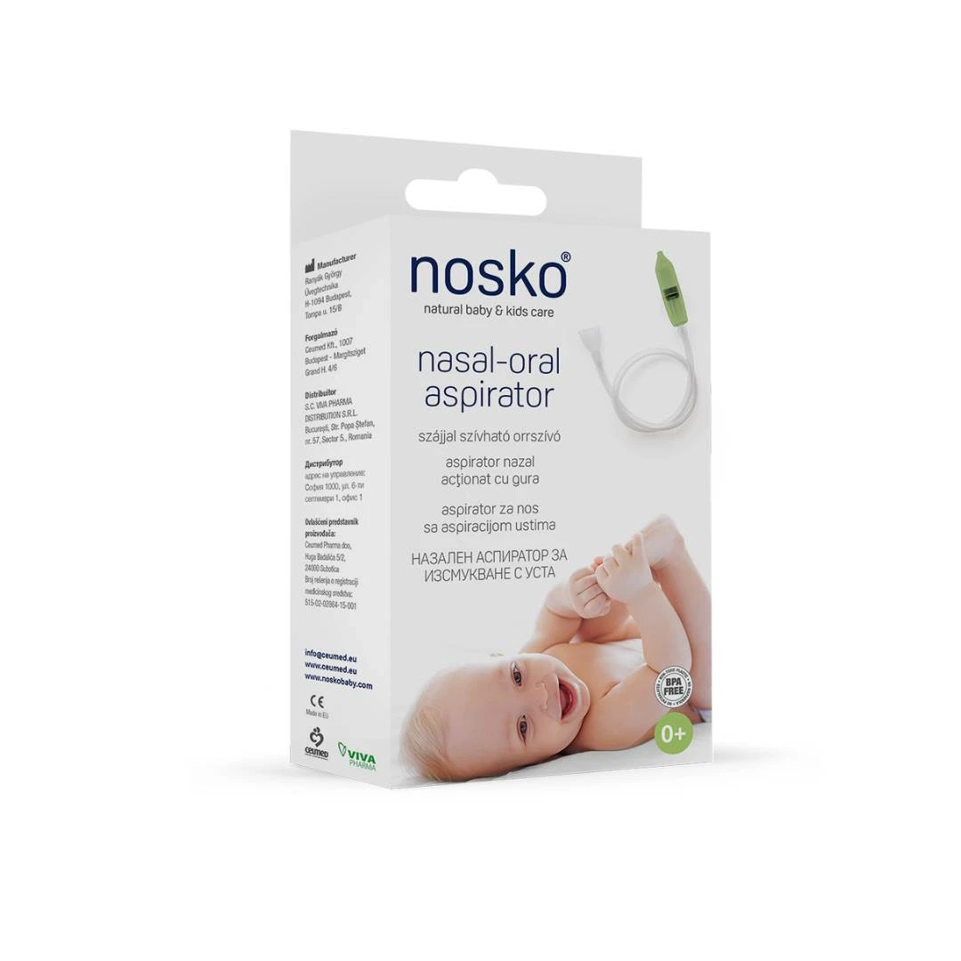 NOSKO Nazalno-Oralni aspirator za nos za aspiraciju ustima