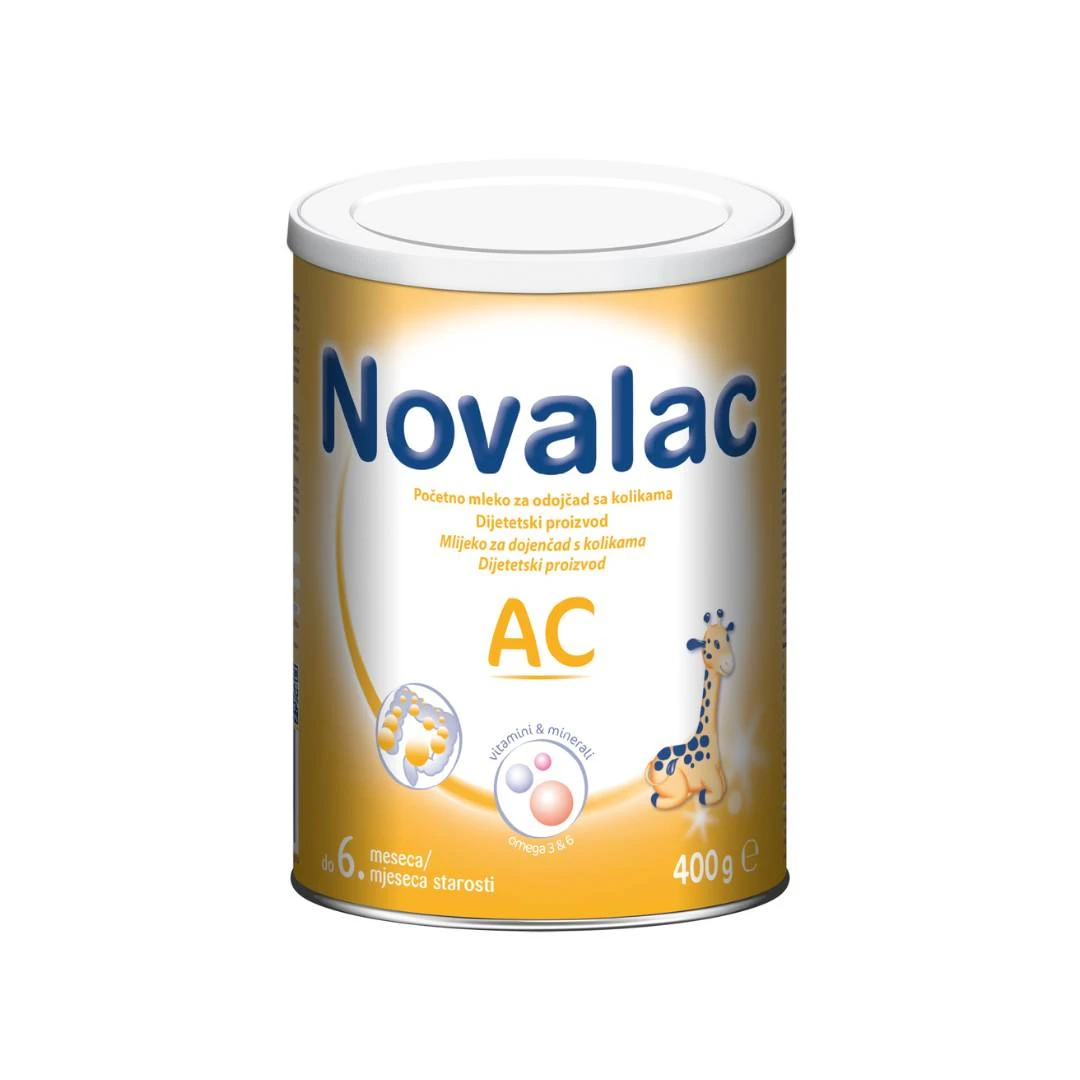 NOVALAC Mleko za bebe protiv grčeva AC, 400g