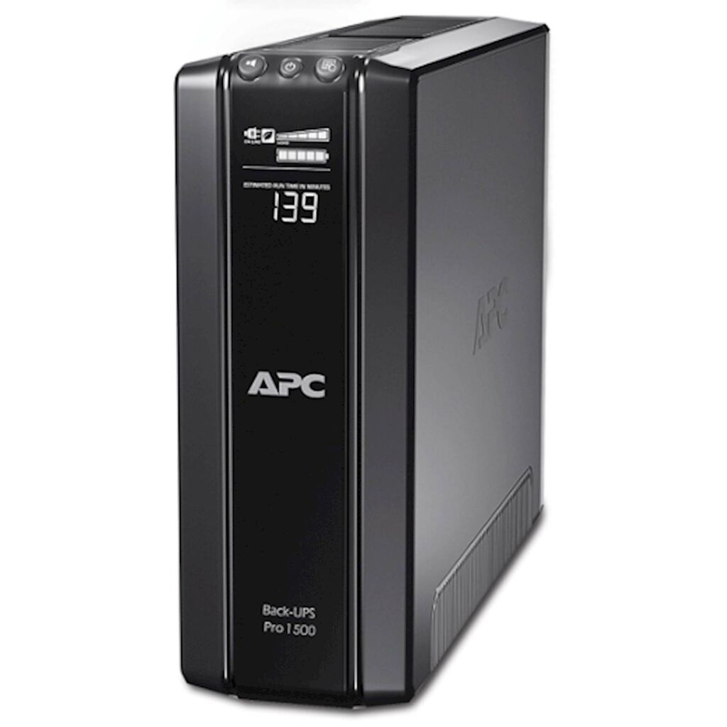 APC Back-UPS Pro, 1500VA/865W, Tower, 230V, 10x IEC C13, AVR, LCD