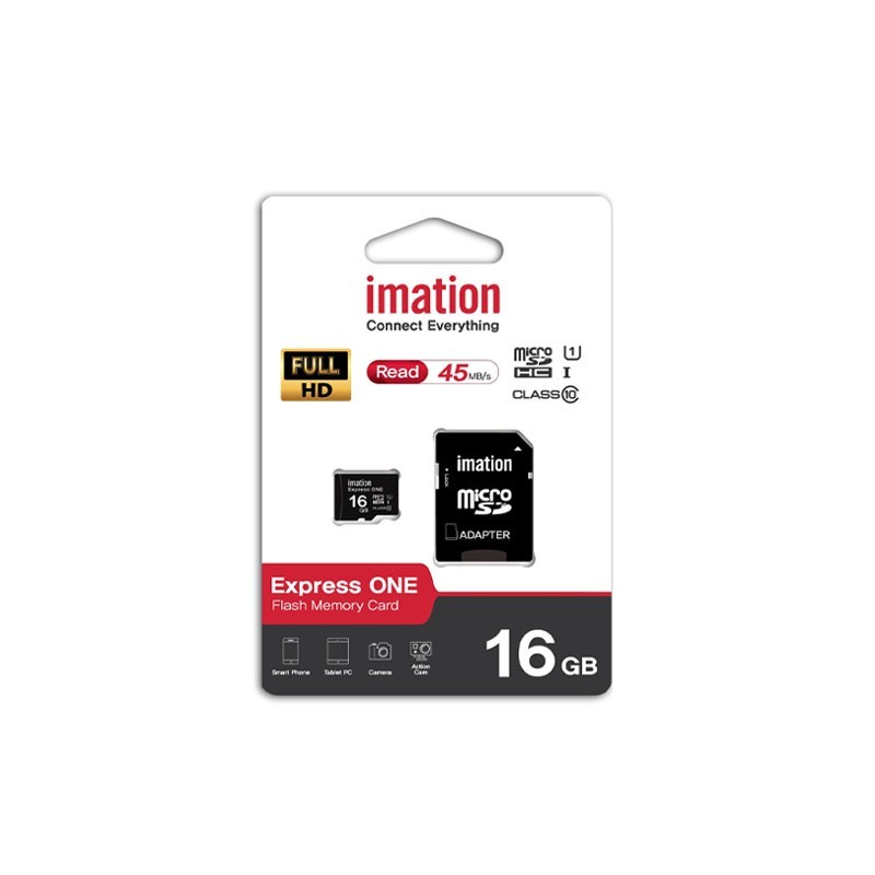 IMATION Memorijska kartica microSD sa adapterom, 16 GB, U1, Class 10