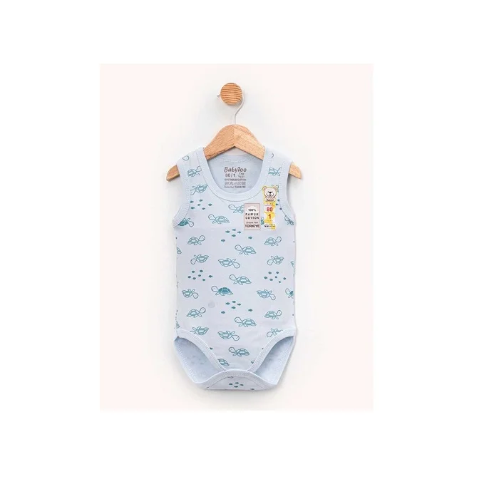 Bodi za bebe bez rukava 251804, Svetloplavi