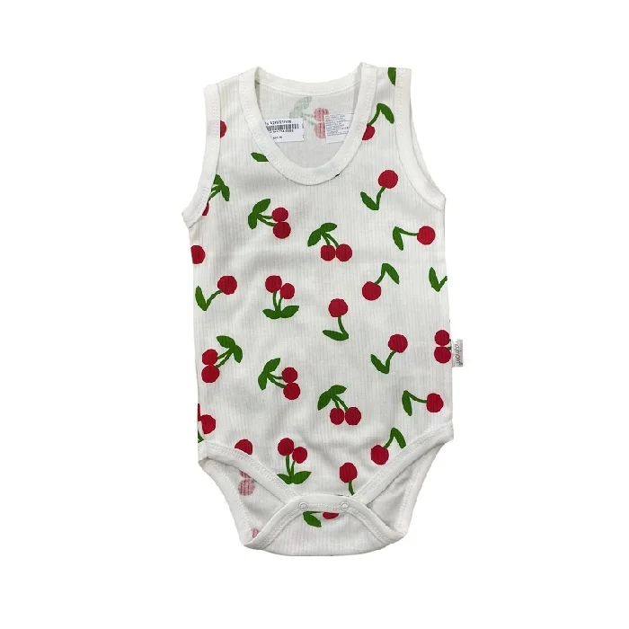 Bodi za bebe bez rukava 124399, Beli