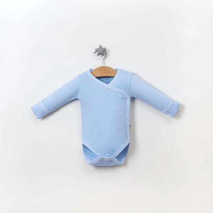 Vrabac Bodi za bebe dugih rukava 221692, Plavi