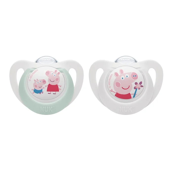 Nuk Varalica S1 Peppa 175333, 0-6 meseci, 2 komada