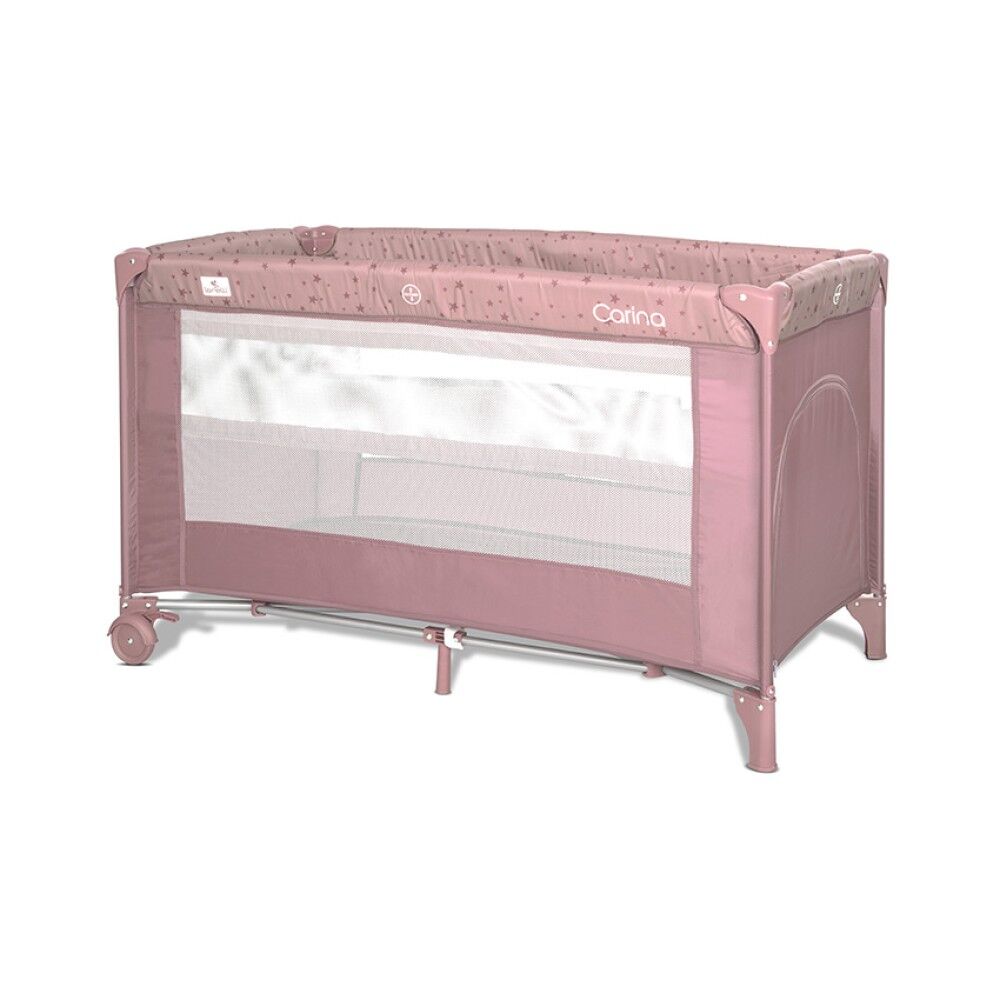 Lorelli Prenosivi krevetac Carina, 2 nivoa, Roze