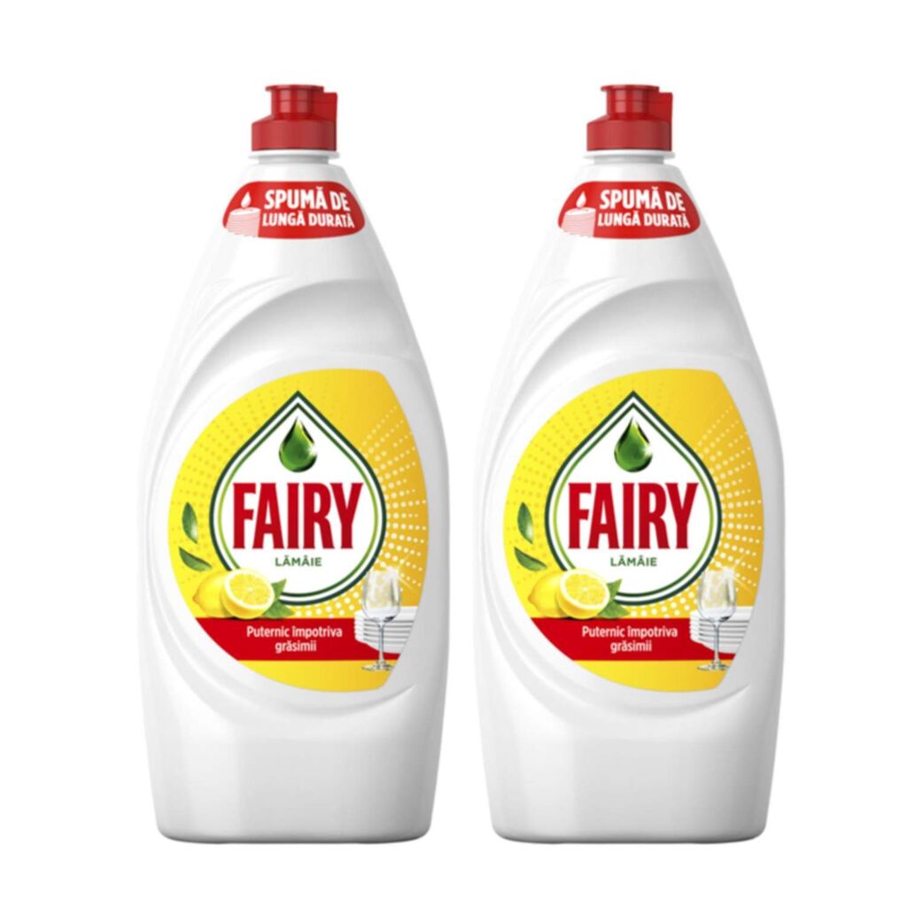 Fairy tečni deterdžent za ručno pranje posuđa  2x900ml LEMON