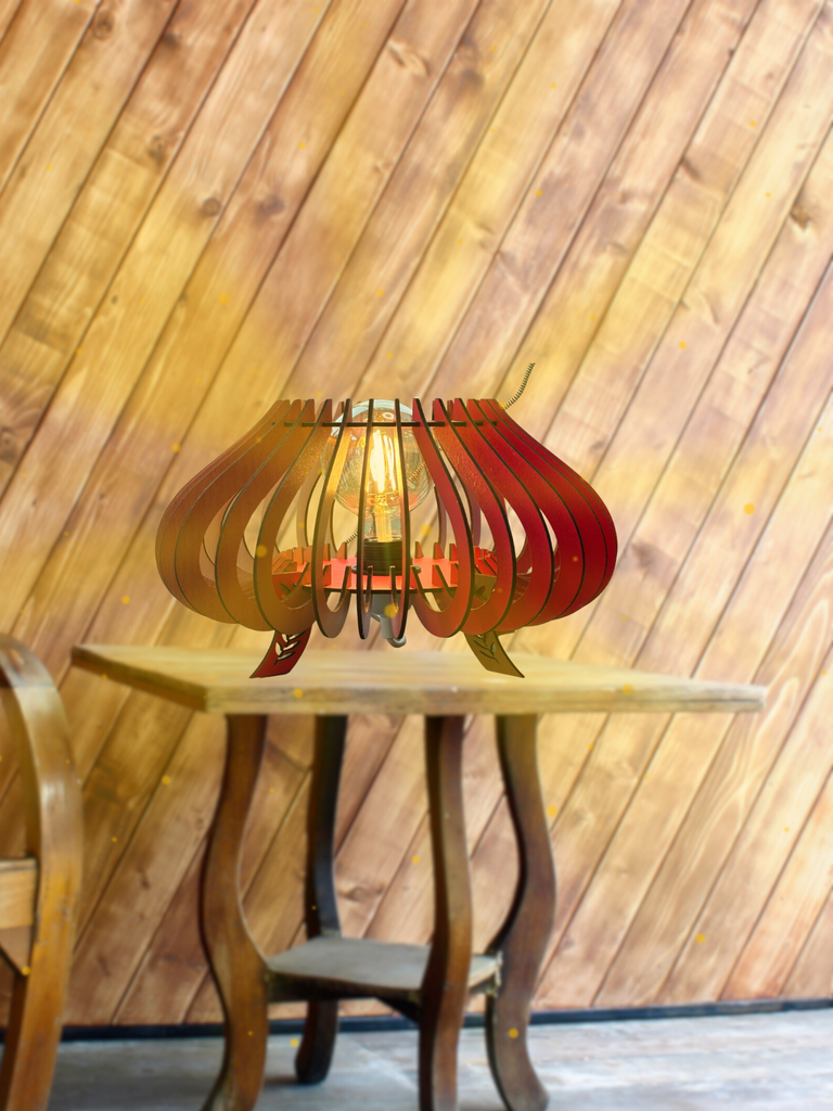 GravArt Drvena stolna lampa 000307