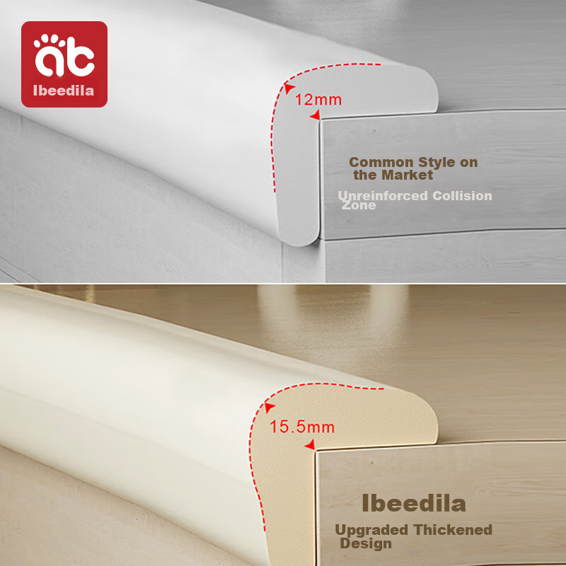 Aibedila Zaštitna traka za ivice, L-profil, 2x2m, Bela