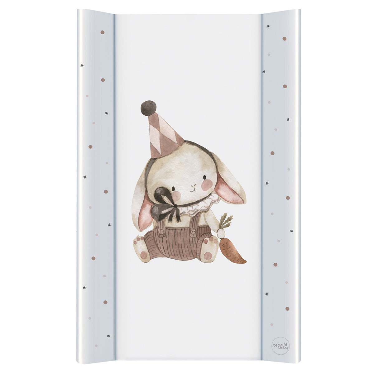 CEBA BABY Tvrda podloga za presvlačenje Klovn zeka, 50x80cm, Bež