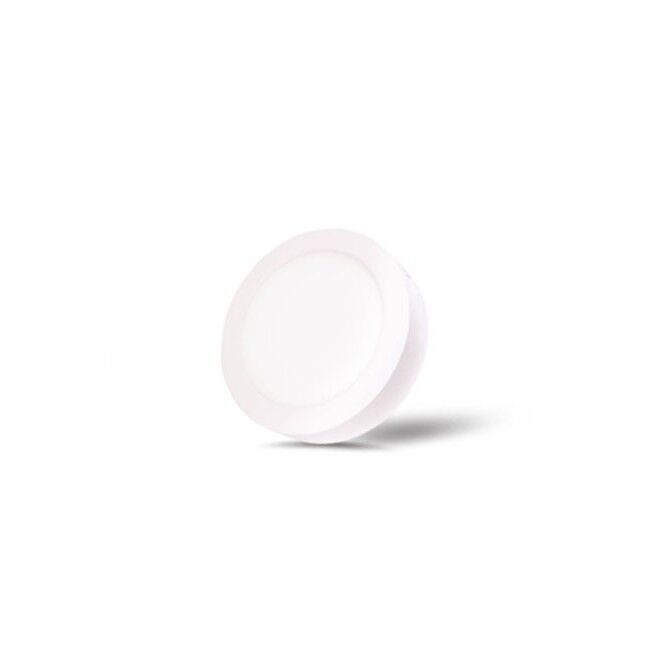 E-light LED panel  12W okrugli nadgradni 3000K, Bijeli