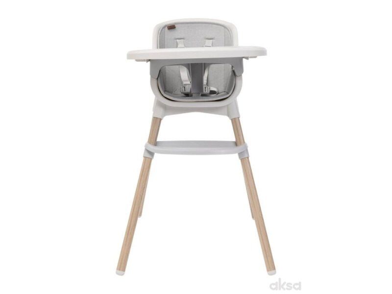 Chicco Polly Zest 3 u 1 hranilica za decu do 40 kg Wooden Grey