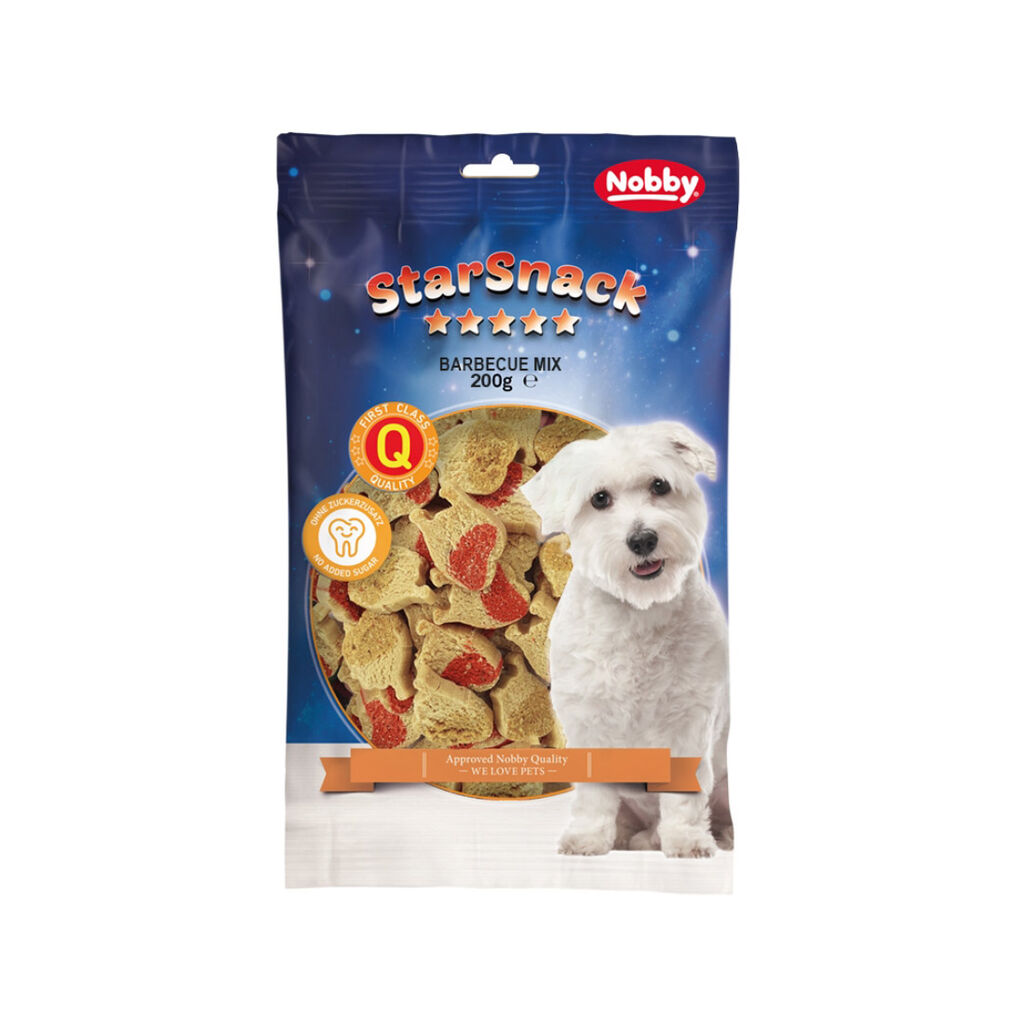 Nobby Poslastica za pse Starsnack Barbecue Mix, 200 gr
