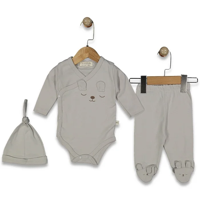 Set za bebe 130708, Sivi