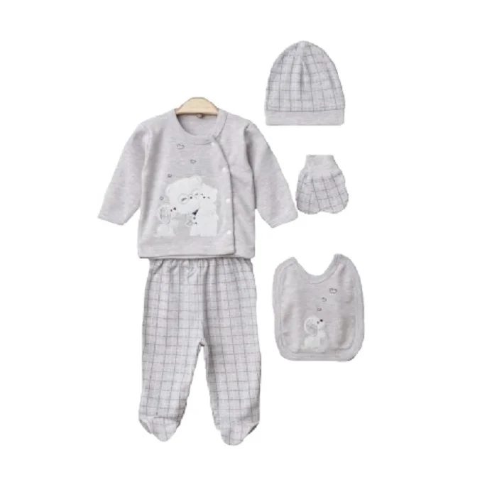 Set za bebe 240568, Sivi