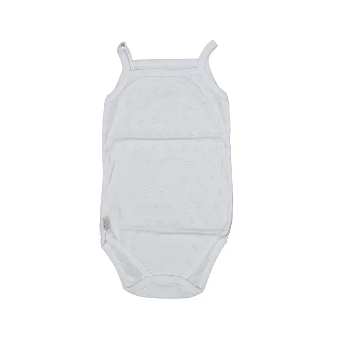 Bodi za bebe sa tankim bretelama 63658, Bela