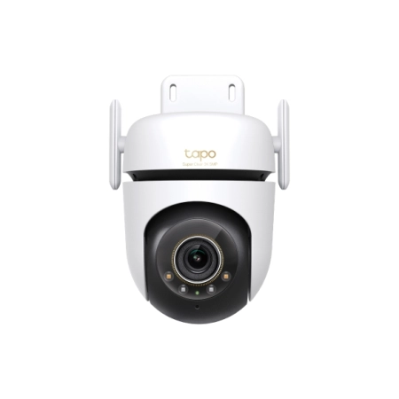 TP-Link Tapo C530WS Outdoor Pan/Tilt Security Wi-Fi Camera, 3K 5MP (2880x1620), 2.4 GHz, 2 x External Antennas, 1 x Ethernet Port, Horizontal 360, Pan/Tilt, Starlight Color Night Vision, Smar