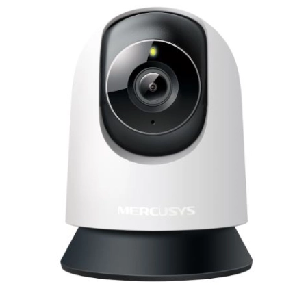 Mercusys MC210 Pan/Tilt Home Security Wi-Fi Camera, 2K (2304x1296), 2.4 GHz, Horizontal 360, Pan/Tilt, Smart Detection and Notifications (motion, person, baby crying), Motion Tracking,  Remot
