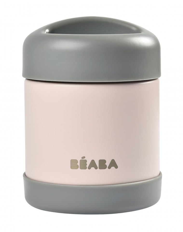Beaba Termo posuda, 300ml, Sivo-roze