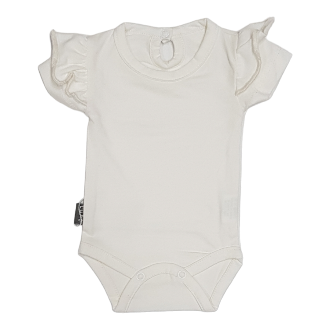 LUPO BAMBINO Bodi za bebe kratkih rukava, Beli