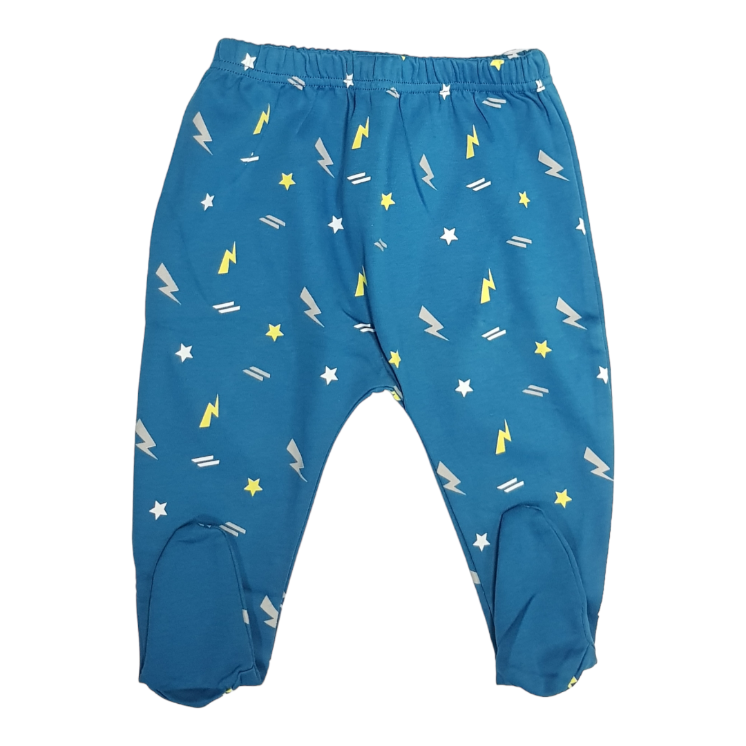 KIKO CLUB Pantalone za bebe Munjice, Tamnoplave