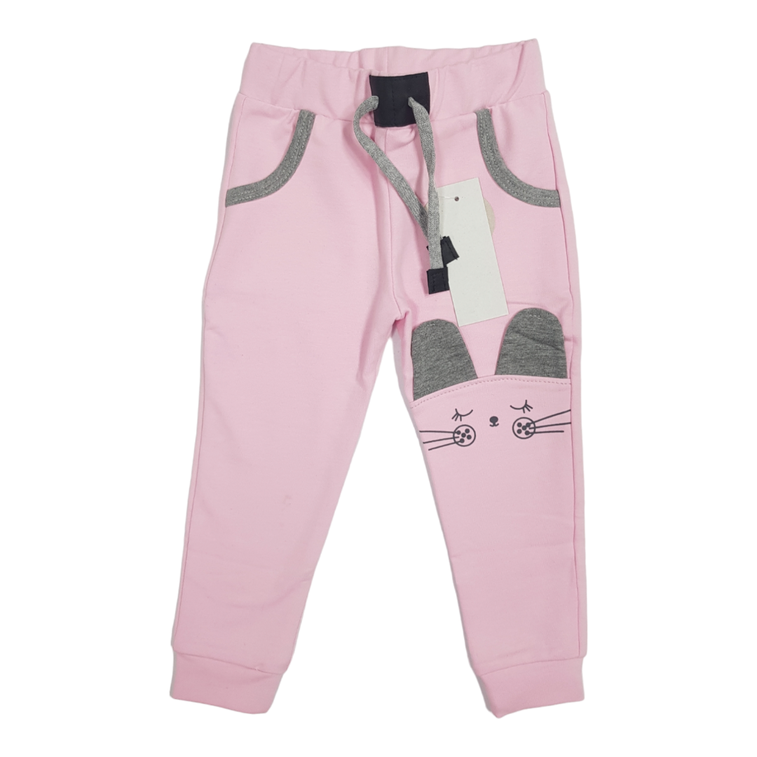 IZVOR Donji deo trenerke za bebe Maca, Roze