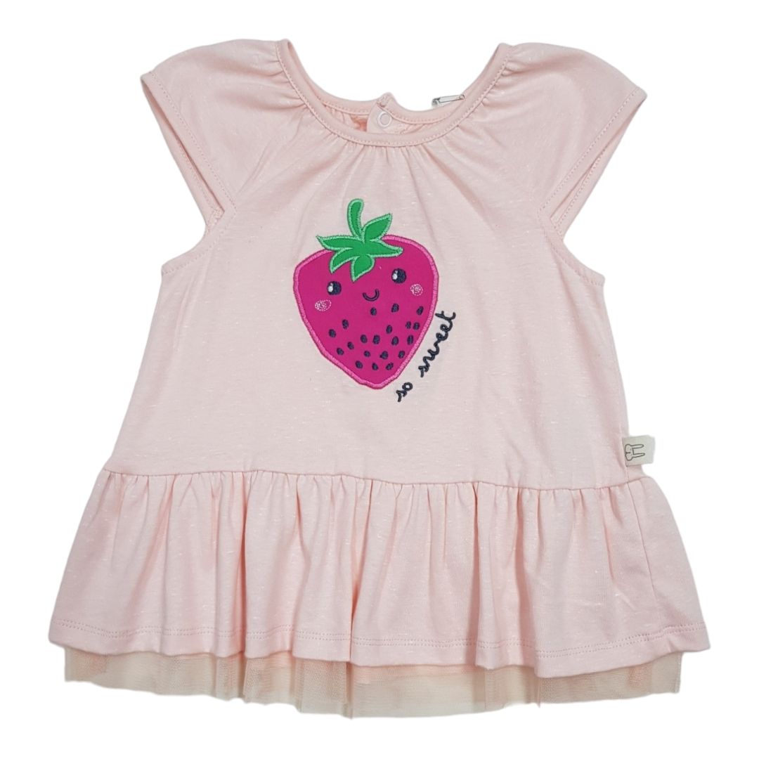 Just Kiddin Haljinica za bebe Jagoda, Roze